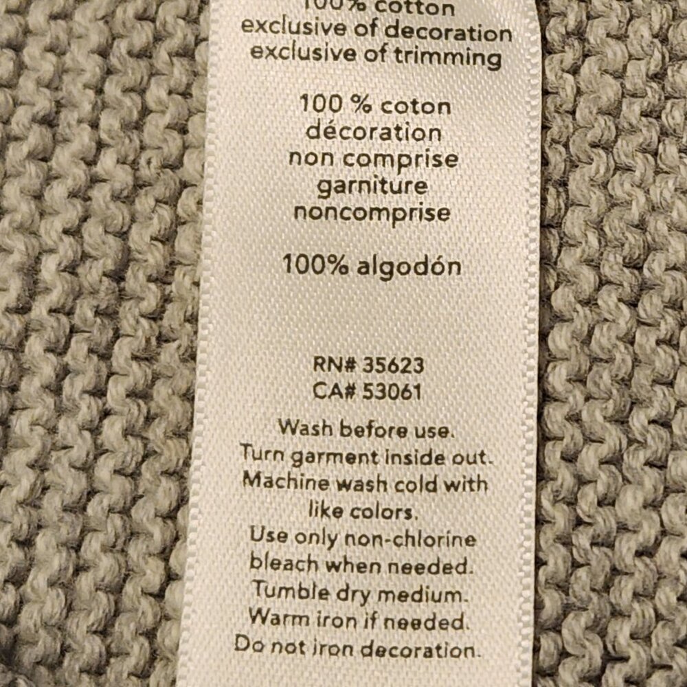 Carter's Just One You 100% Cotton Gray Sweater/Hat Set Infant/Baby Size 9 Months - Picture 9 of 9